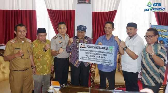 Peduli Palu, ATB Bersama Pemko Batam Serahkan Bantuan